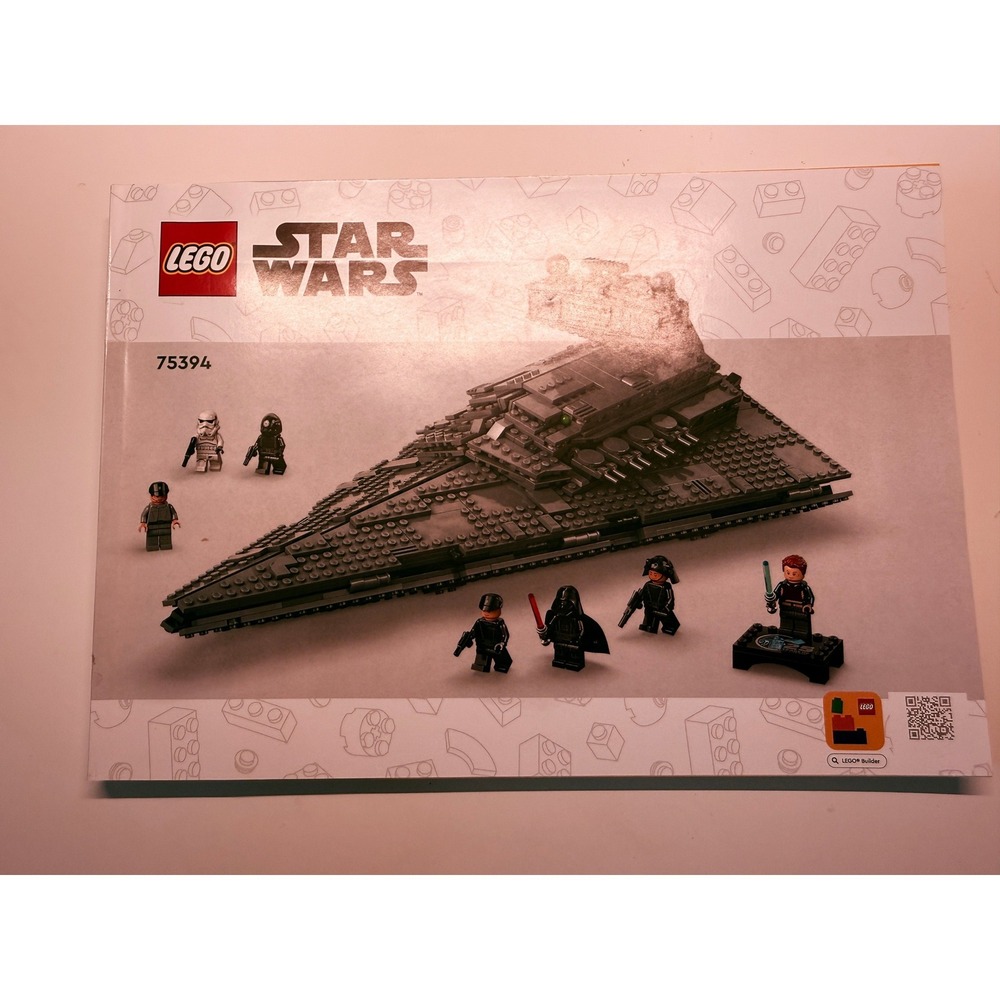 LEGO Star Wars 75394 Imperial Star Destroyer Instruction Manual Booklet Only